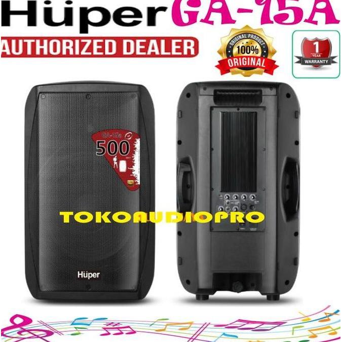 TERLARIS HUPER GA-15A 15-INCH AKTIF SPEAKER HUPER GA15A ORINAL