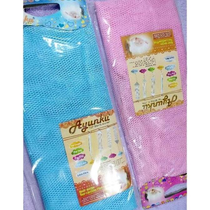 TERLARIS 1 PCS KAIN AYUN JARING + KELAMBU AYUNAN BABY AYUNKU MURAH TANPA PER. BAYI