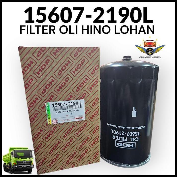 TERBARU FILTER OLI HOP HINO - OIL FILTER HOP HINO LOHAN - HINO 500 - HINO JEMBER 15607-2190L 