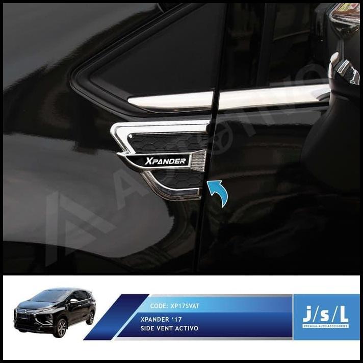 HOT DEAL MITSUBISHI XPANDER SIDE VENT ACTIVO / AKSESORIS MOBIL ORI JSL 