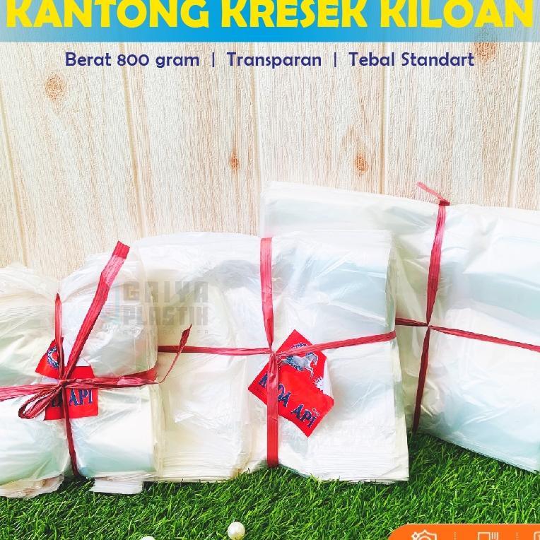 [800Gr] Kantong Kresek Kiloan Bening | Kresek Los | Kresek Transparan | Kresek Kiloan