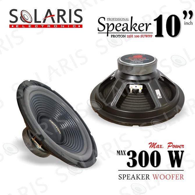 TERLARIS SPEAKER WOOFER 10 INCH 300 WATT PROTON 25H 100 SUWPP