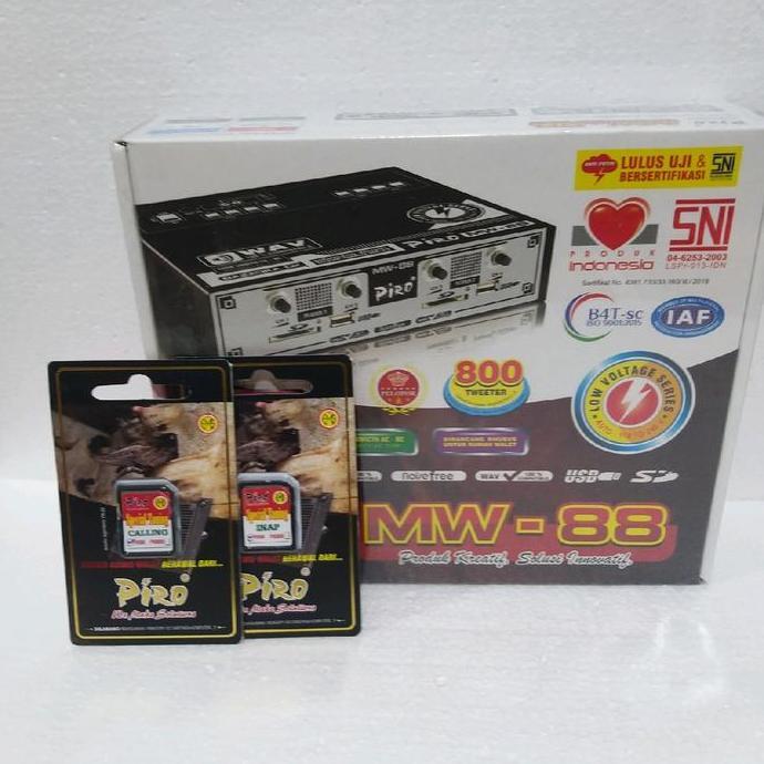 TERLARIS PAKET AMPLI WALET PIRO MW 88 + SUARA PANGGIL DAN INAP PIRO
