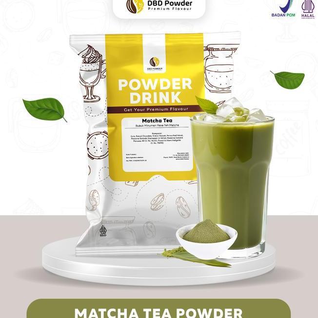 Bubuk Minuman Matcha 1 Kg Bisa Dicampur Fresh Milk Cocok Disajikan Dingin Atau Panas Dbd Powder