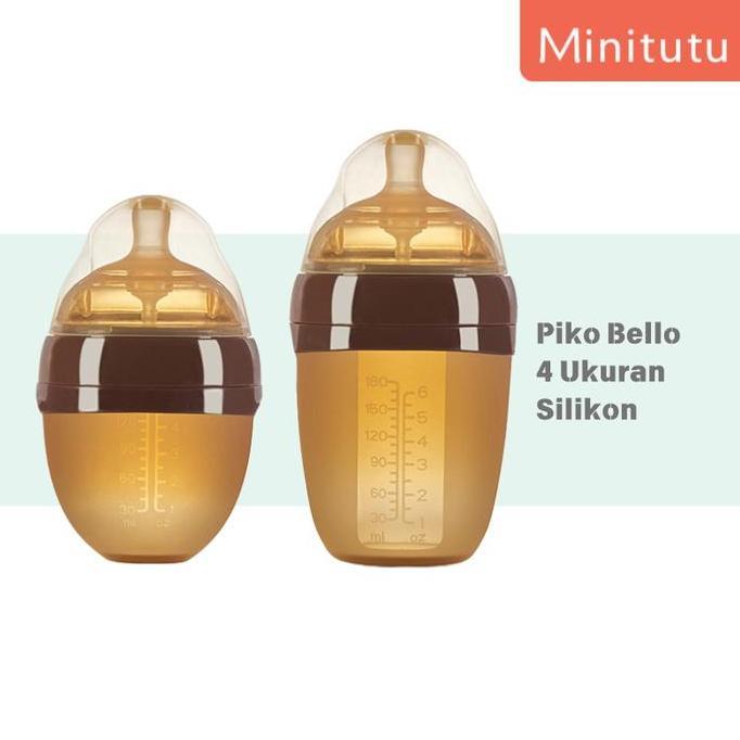 Vermware_ - Minitutu Botol Susu Bayi Piko Bello Anti Colic Dot Silicone Food Grade Anti Kolik (WIDEN