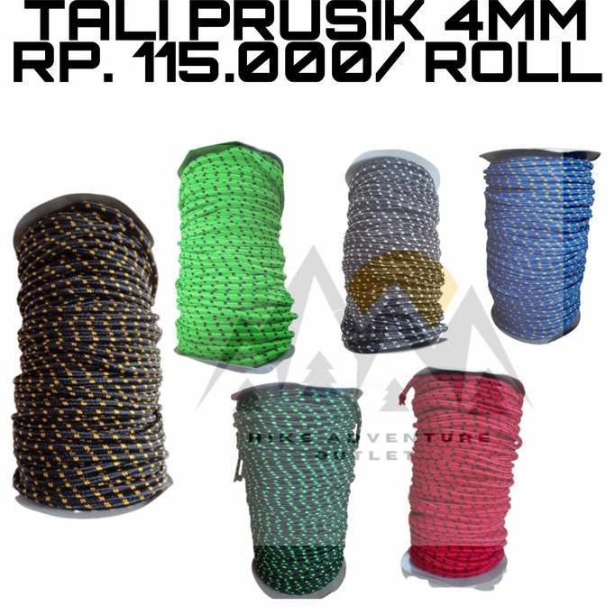 tali prusik tali paracord 4mm /roll