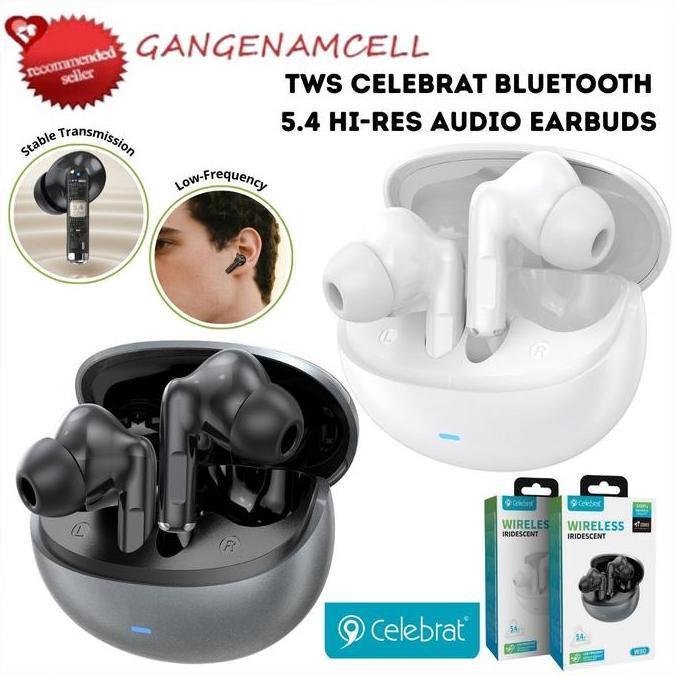 MORIFOYU TWS Celebrat W80 Wireless Earphones Bluetooth 5.4 Stereo Sound Rich Bass Waterproof Origina