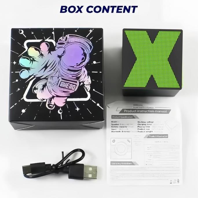 TERLARIS SPEAKER X1 MINI NIRKABEL BLUETOOTH YANG KEREN DAN BERGAYA PEMUTAR SPEAKER PORTABEL WIRELESS