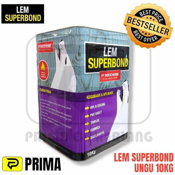 jafriansyah2 - lem superbond ungu 10kg / lem pvc sheet / lem taco sheet / lem kayu