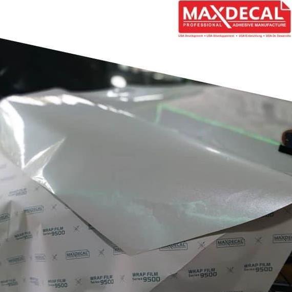 Promo MAXDECAL GD Glossy Diamond Putih Mutiara Glitter 152 cm Meteran Diskon