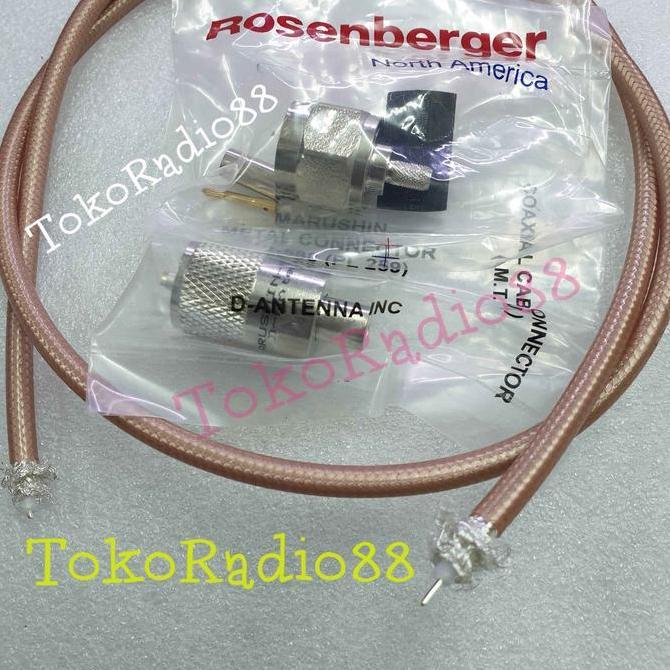 TERLARIS CABLE JUMPER PL-MALE TO N-MALE TEFLON ASLI BAGUS
