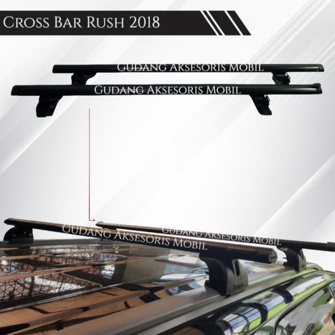 Promo ROOF RACK RUSH PAJERO FORTUNER 2018 - 2021 PAKET RAK + KAKI Diskon