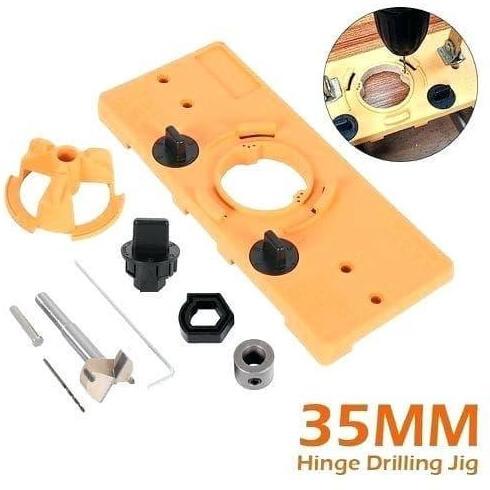 NUIFARM - JIG GUIDE SET BOR ENGSEL SENDOK / JIG LOCATOR FORSTNER DRILL