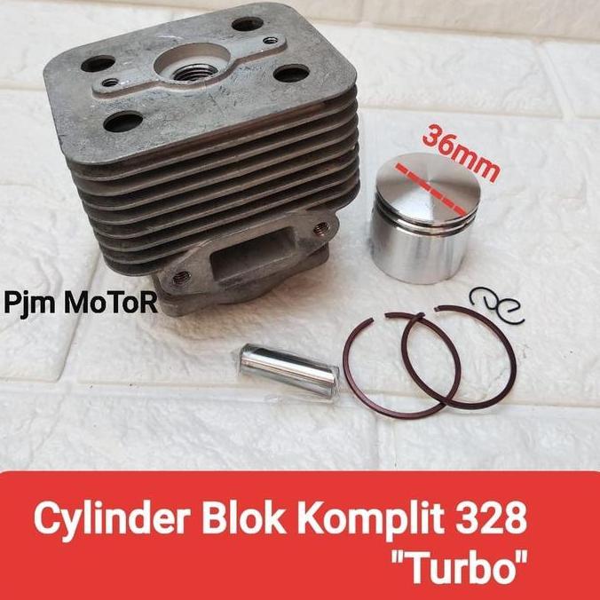 TERBARU - Blok Boringan Mesin Potong Rumput 328 Tanika Turbo
