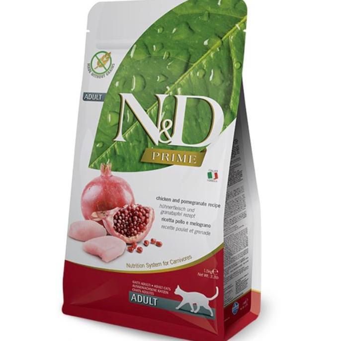 Promo Farmina N&D Cat Adult Chicken & Pomegranate 500g Makanan Kucing N&D Diskon