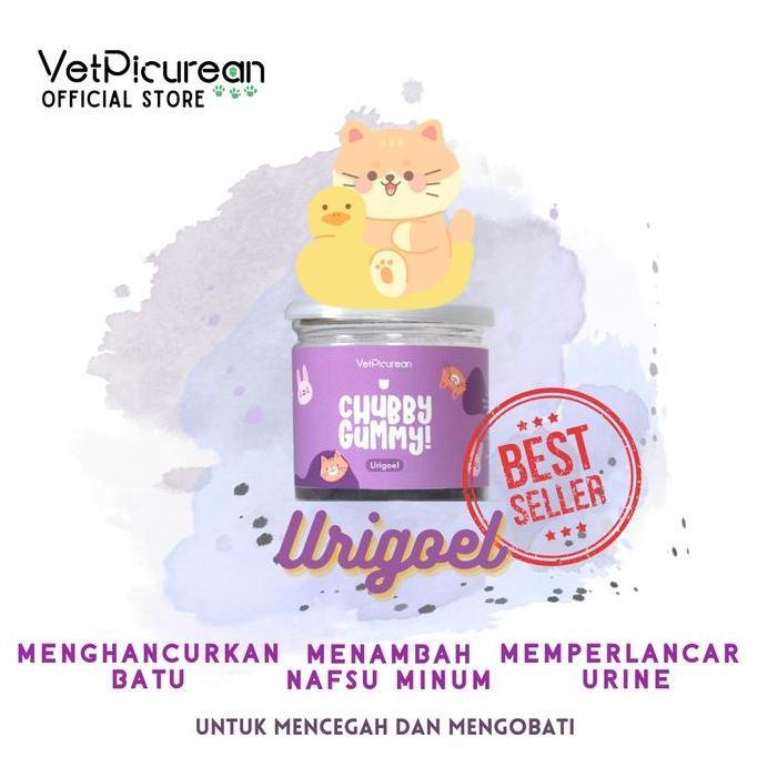 Promo VETPICUREAN Bundle Chubby Gummy Urigoel + Tummy Vitamin Anjing Kucing Pencernaan Saluran Kemih