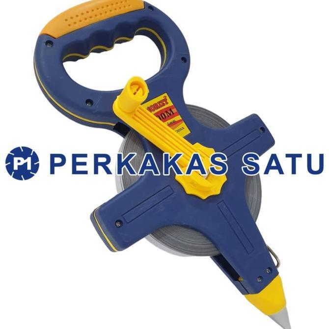 TERMURAH - METERAN TANCAP 100M 100 M METER MTR ROL PLAT BESI ROLL GULUNG GAGANG