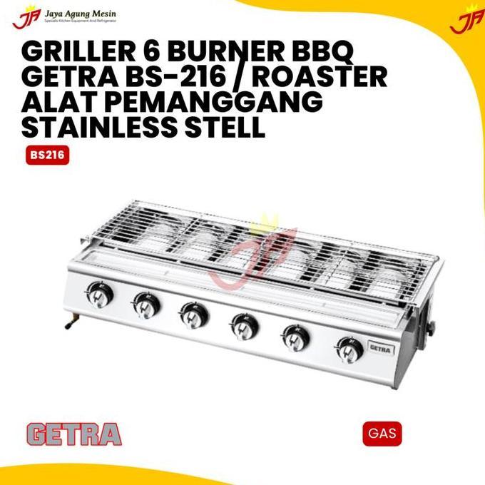 NEW GRILLER GETRA / PANGGANGAN SOSIS 6 TUNGKU BS-216 / BS216 / BS 216
