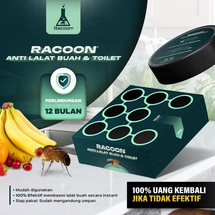 Overbista55 - Racoon FLYGON Racun Umpan Lalat Buah & Kamar Mandi