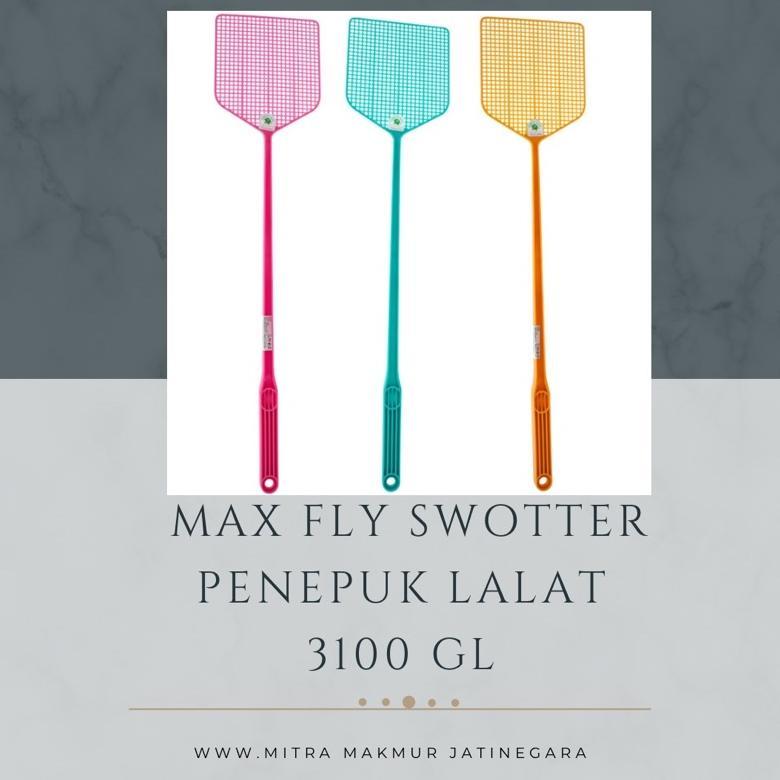 Penepuk Lalat Tepukan Max Fly Swotter 310P Gl Alat Pemukul Lalat Seranga Nyamuk Nyamuk Green Leaf St
