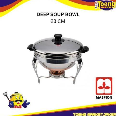 NEW TEMPAT PRASMANAN / DEEP SOUP BOWL SET 28 CM STAINLESS MASPION
