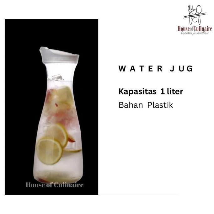 TERLARIS BOTOL AIR PLASTIK KOREA 1 LITER POLYCARBONATE WATER JUG 1 LITER