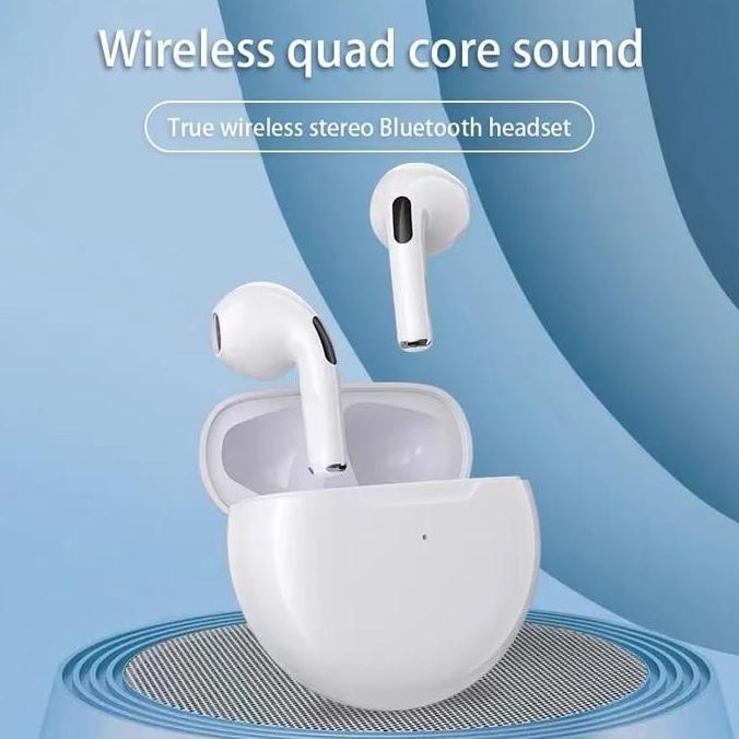 Fetch TWS PRO 6 Headset Bluetooth Gaming Earphone With Microphone Bass Headphone Wireless Earbuds