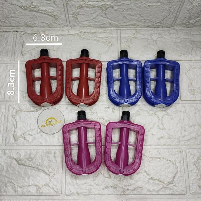 Pedal As Besar Sepeda Anak 12 16 18 MICHEL 9/16 PVC Untuk Crank Gir Tengah As BB Kotak Dan As BB Bul