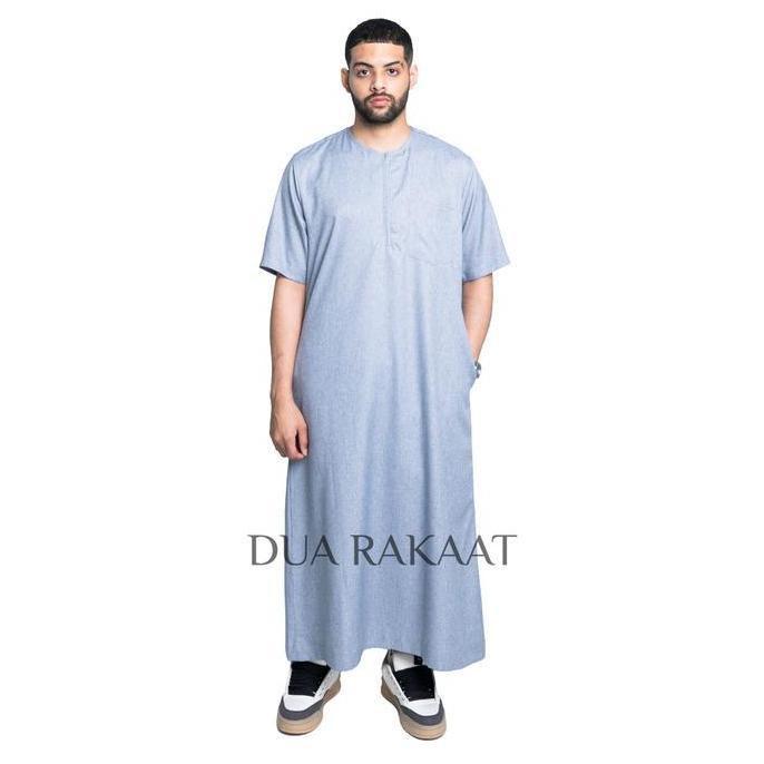 ADNAN THOBES Gamis Sultan Jubah Abaya Thobe Pria Muslim Lebaran Viral Bahan Katun Premium New Collec