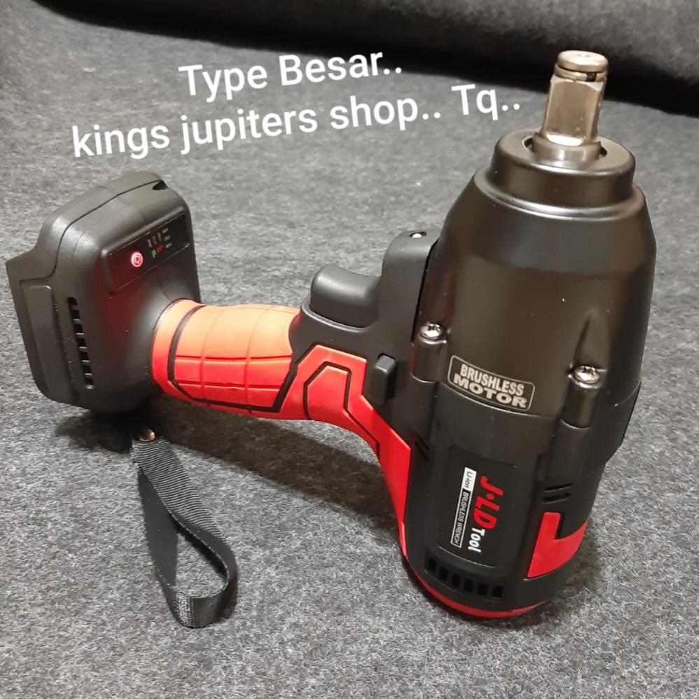NEW MESIN - BATRE - CAS AJA - IMPACT WRENCH merk JLD DEKWE NAGAWA 650NM 48S JV88 BOR BUKA TUTUP BAUT