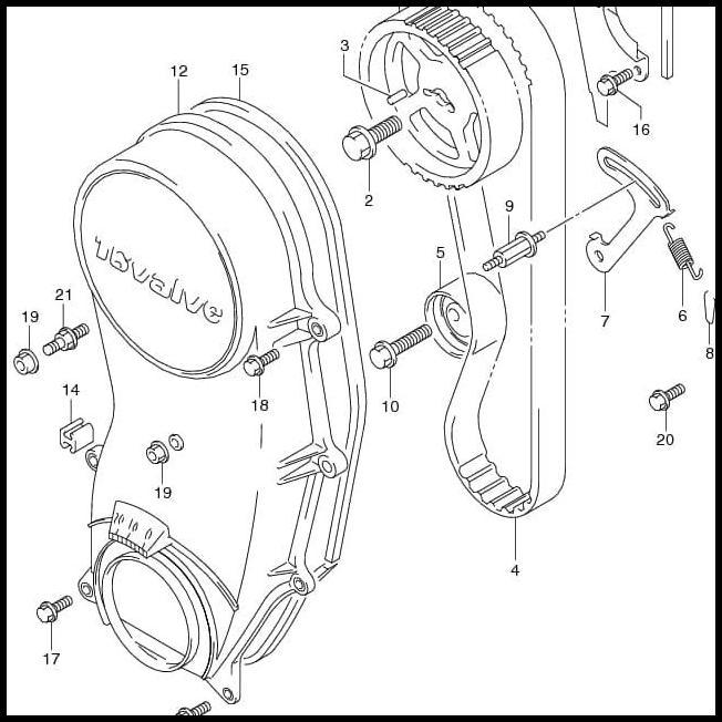 TERLARIS PER TIMING BELT APV - ARENA ASLI
