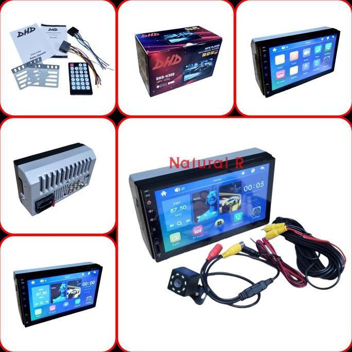 Tv Mobil Headunit Doubledin Mp5 Dhd-4300 / 4300 Fullglass