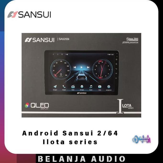 Head Unit Android Sansui Alpha Beta Gamma Ilota Series 9 Inch 10 Inch