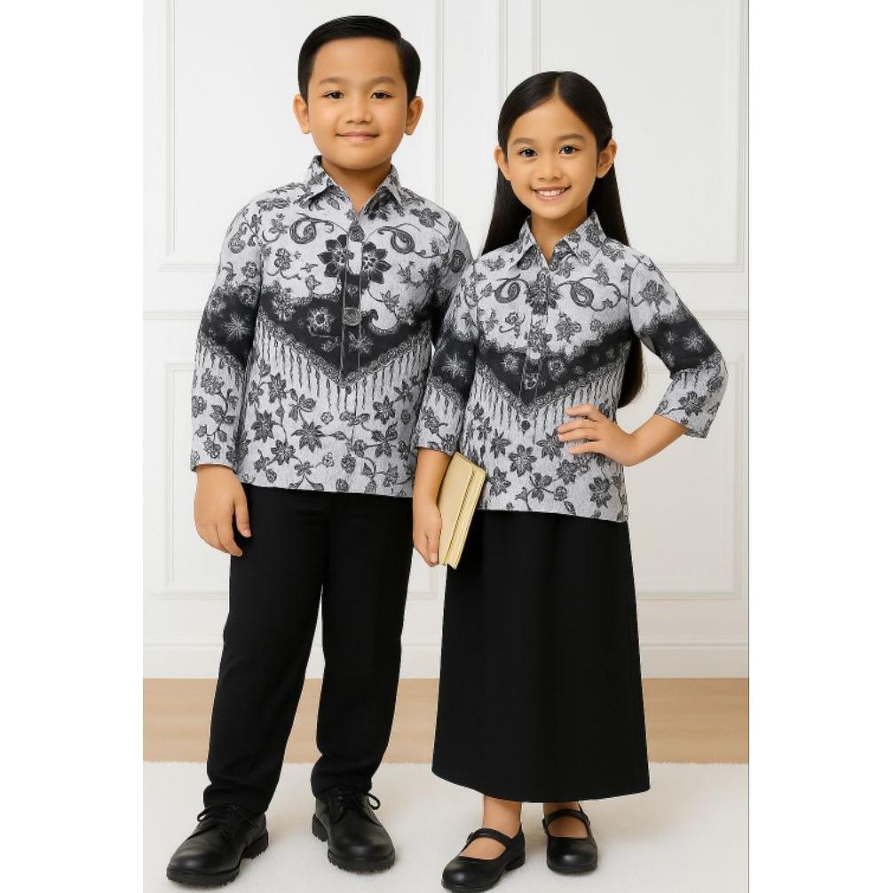 Diskon Kostum Profesi Anak Baju Batik Guru Anak Laki-Laki Dan Perempuan Tk Sd
