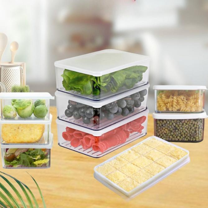 Silicook Food Container Deep Korean 1 Food Container Organizer Kotak Makanan Penyimpanan Kulkas Frid