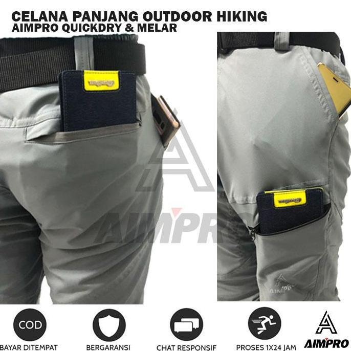 Celana Panjang Gunung Outdoor Hiking Quickdry Aimpro