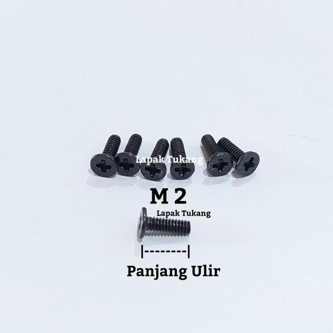 100Pcs Baut Komputer Baut Laptop M2X3 M2X4 M2X5 M2X6 M2X8 M2X10 Ready