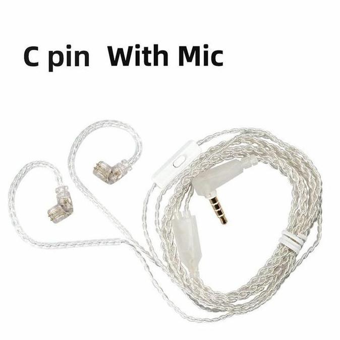 Kabel Kz Zsn Pro Silver Upgrade Cable Kz Cable For Kz Dq6 Kz Zsn Pro X