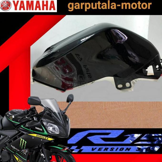COVER SIDE 1 BK6-F4129-00-P5 YAMAHA YZF155-R15 BK67 BLACK HITAM COVER TANKI KIRI ORINAL YAMAHA GENUI