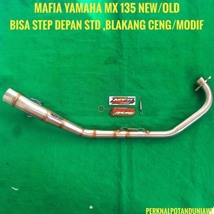header/pipa knalpot mafia racing jupiter mx 135 new/old