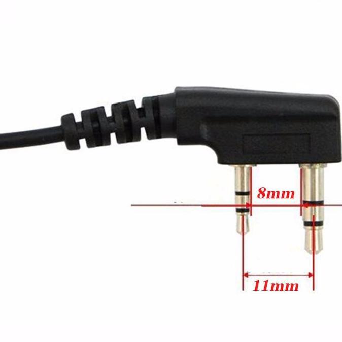Earphone Ht Fbi / Headset Ptt Ht / Handsfree Ptt Ht Fbi Acoustic Tube