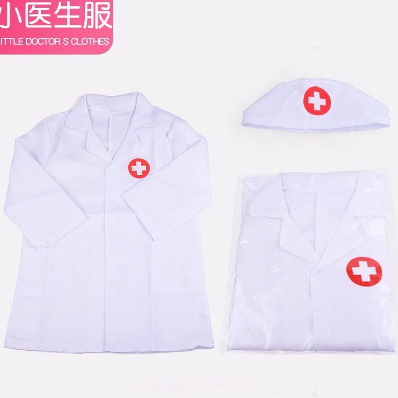 Free Ongkir Baju Dokter Anak Kostum Profesi Bermain Medical Dokter Baju Dokter Kecil Anak Perempuan