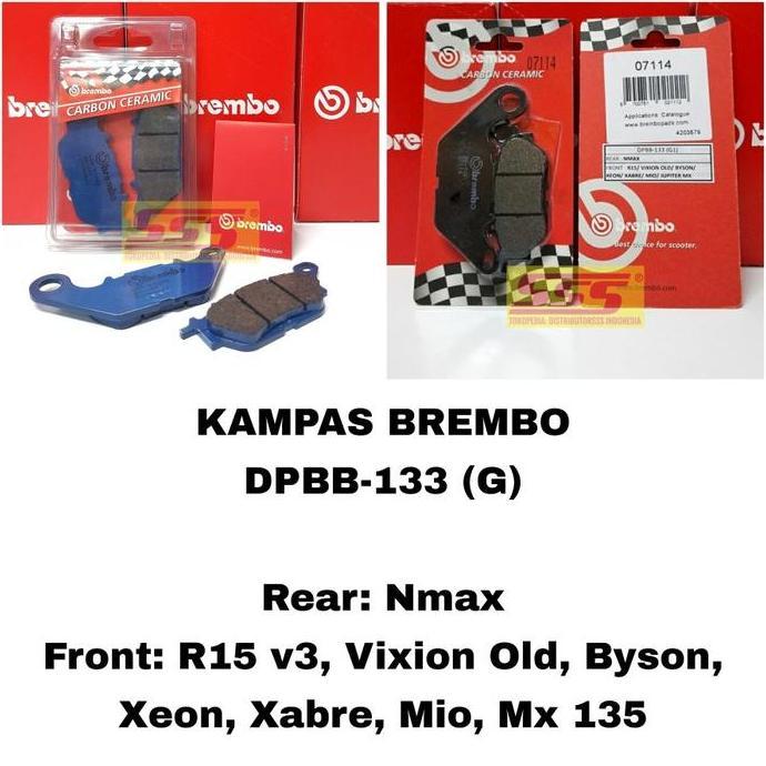 KAMPAS REM DEPAN BREMBO R15 V3 XABRE VIXION MIO NMAX BELAKANG CARBON