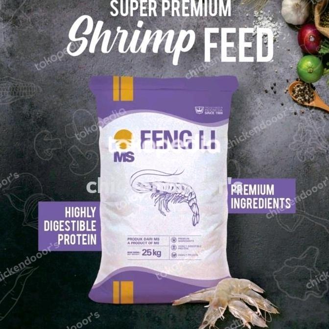 TERLARIS FENGLI 3M FENG LI 3 SINKING FEED PELET IKAN MAS KOKI KOI UDANG 25KG PAKAN LOBSTER AIR TAWAR