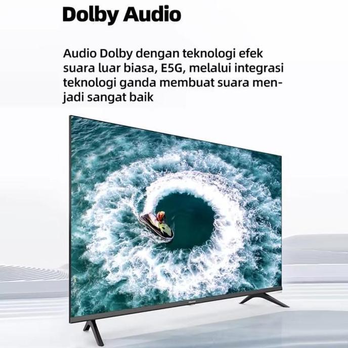 Murah Hisense 40E5G Smart Android Tv Led Fullhd 40 Inch E5G Digital Tv Bezel-Less