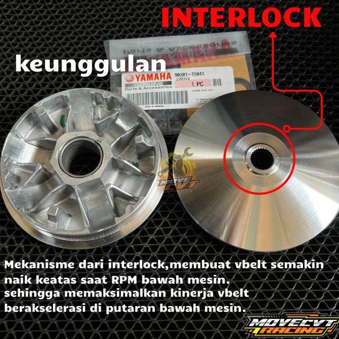 PULLEY BUBUT BEAT RUMAH ROLLER BUBUT 13.5 SCOOPY ESP GENIO BEAT DELUXE