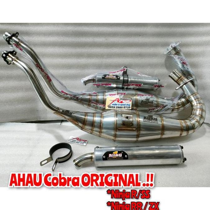 Knalpot AHAU1 Ahau one ORINAL Type Cobra & Standar Ninja R RR SS ORI