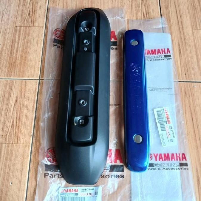 tameng knalpot+list biru custom 5vv