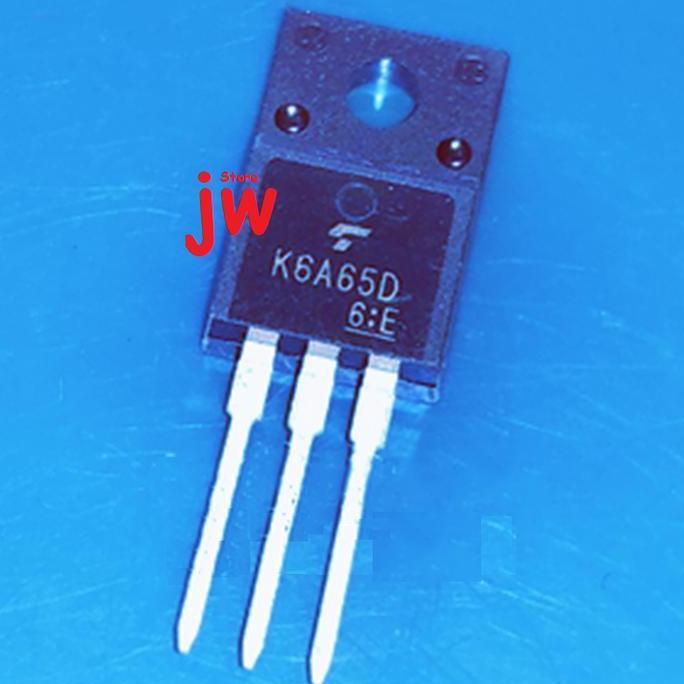 Update (1) K6A65D K6A65 6A65 6A 650V N-Ch MOSFET TO-220F jwelek70 Ayo Beli