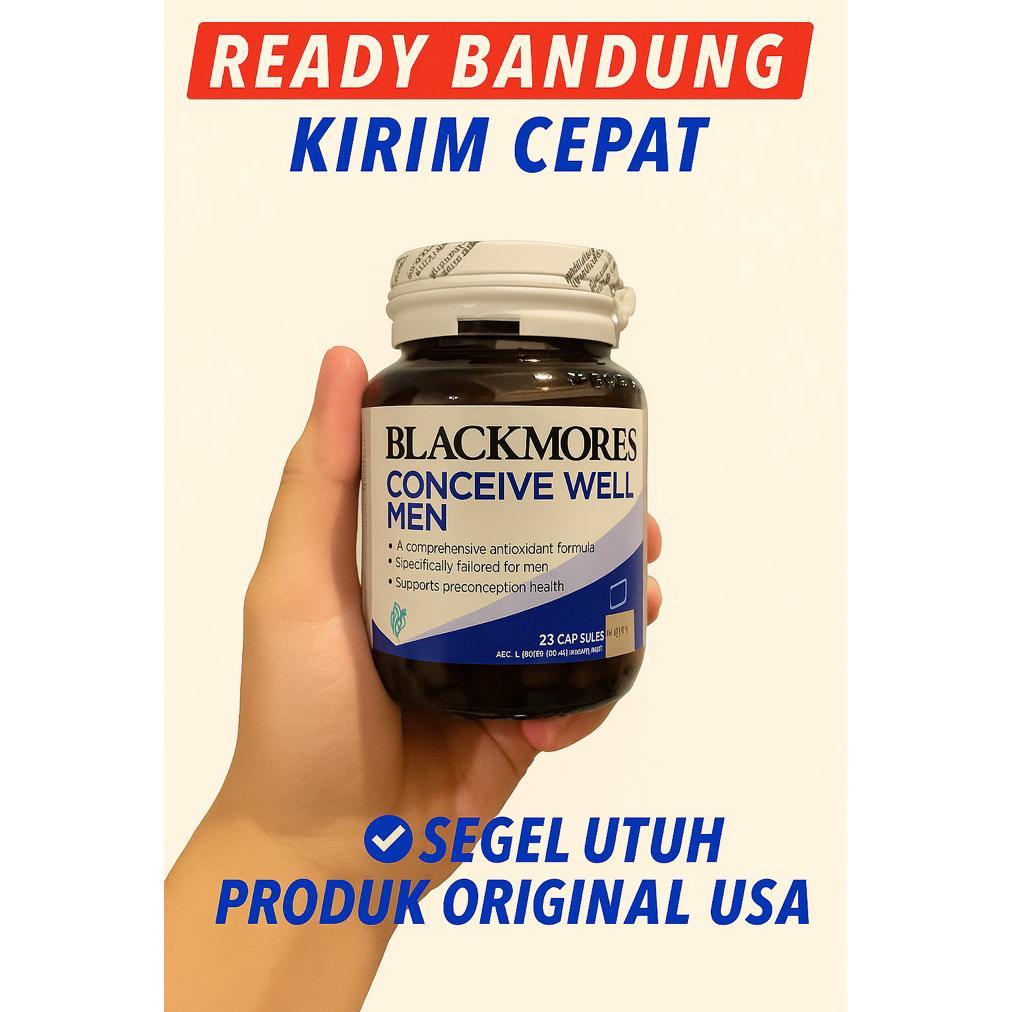 (Terbaru) Blackmores Conceive Well Men Original Australia Suplemen Pria Untuk Program Hamil | Segel 
